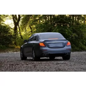 Stoßstange für Mercedes E W213 16+ E63 Look Schwarz Diffusor Endrohre-image-6063701