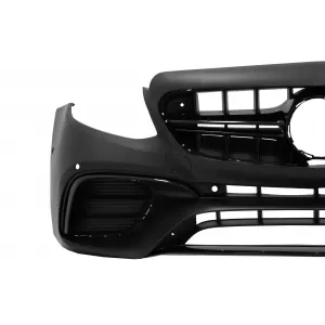 Bara Fata cu Difuzor Bara Spate si Ornamente Tobe compatibil cu Mercedes E-Class W213 (2016-up) E63s Design Night Package-image-6063718