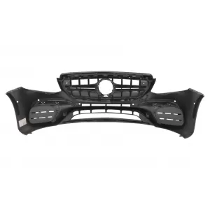 Bara Fata cu Difuzor Bara Spate si Ornamente Tobe compatibil cu Mercedes E-Class W213 (2016-up) E63s Design Night Package-image-6063719