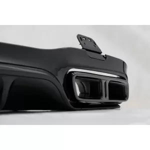 Bara Fata cu Difuzor Bara Spate si Ornamente Tobe compatibil cu Mercedes E-Class W213 (2016-up) E63s Design Night Package-image-6063721