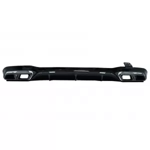 Bara Fata cu Difuzor Bara Spate si Ornamente Tobe compatibil cu Mercedes E-Class W213 (2016-up) E63s Design Night Package-image-6063723