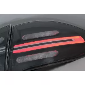 Stopuri FULL LED compatibil cu Porsche Cayenne 958 E2 92A Prefacelift (2010-2014) Negru Smoke cu Indicatoare Dinamice-image-6064698