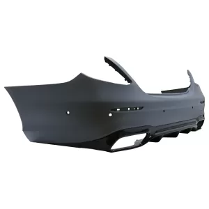 Rear Bumper suitable for Mercedes E-Class W213 (2016-2019) E63 Design Black Edition