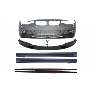 image-7-Első lökhárító spoiler, küszöb spoiler és kiegészítő toldatok, BMW 3-as F30 F31 Sedan Touring (2011-2018), M Performance dizájn