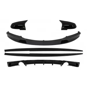 image-3-Body Kit BMW 3 F30 F31 (2011-2019), M Performance dizájn, zongoralakk fekete