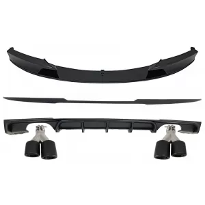 image-22-Body Kit BMW 3 F30 F31 (2011-től) Sedan Touring modellekhez, M-performance dizájn, csomagtér spoiler