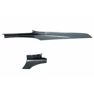 Trim Interior Consola si Ornament Buton Pornire compatibil cu Mercedes C-Class W205 (2015-2017) Carbon Fiber Style LHD-image-6064262
