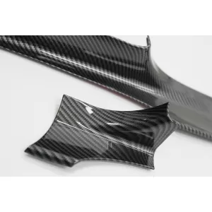 Trim Interior Consola si Ornament Buton Pornire compatibil cu Mercedes C-Class W205 (2015-2017) Carbon Fiber Style LHD-image-6064266