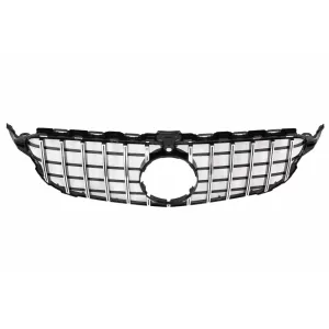 Bara Fata cu Grila cu/fara camera 360 compatibil cu Mercedes C-Class W205 S205 C205 A205 (2014-2018) C63 GT-R Design-image-6101279