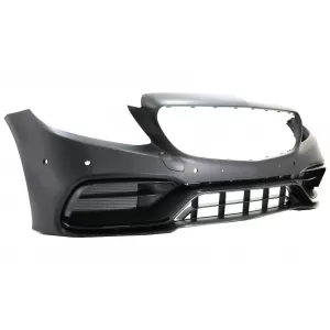 Предна Броня с Хром Решетка подходяща за Mercedes C-Class W205 S205 A205 C205 (2014-2018) C63 Дизайн-image-6064579