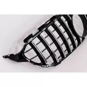 Предна Броня с Хром Решетка подходяща за Mercedes C-Class W205 S205 A205 C205 (2014-2018) C63 Дизайн-image-6101311