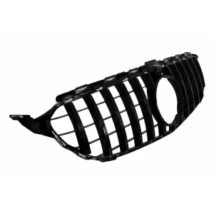 Bara Fata cu Grila Negru compatibil cu Mercedes C-Class W205 S205 A205 C205 (2014-2018) C63 Design-image-6101271