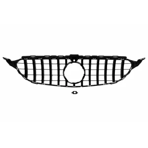 Bara Fata cu Grila Negru compatibil cu Mercedes C-Class W205 S205 A205 C205 (2014-2018) C63 Design-image-6101273