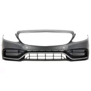 Első lökhárító és hűtőrács, zongoralakk fekete csomagtér spoiler, Mercedes C-osztály C205 (2014-2018), C63 GT-R dizájn-image-6064681