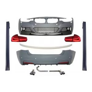 image-34-Komplett Body Kit BMW 3 F30 (2011-2019) modellekhez, M-Performance dizájn, LED hátsó lámpa dinamikus irányjelzővel