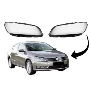 image-58-Fényszóró búra VW PASSAT B7 Sedan (2010-2014), átlátszó