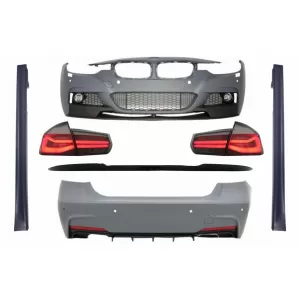 image-42-Body Kit BMW 3 F30 (2011-2019) modellekhez, hátsó spoiler és LED hátsó lámpa dinamikus irányjelzővel, M-Performance dizájn