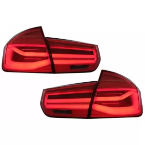 Pachet Exterior compatibil cu BMW F30 (2011-2019) si Stopuri LED Semnal Dinamic Secvential EVO II M3 CS Design Fara Proiectoare-image-6065398
