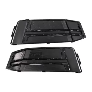 Untere Gitterabdeckungen Seite für Audi A4 B9 Limousine Avant 16-18 S-Line Look Silber-image-6067978