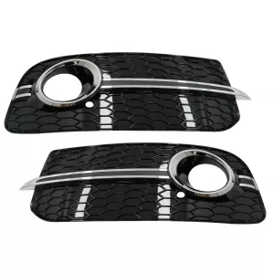 image-15-Poklopac svjetla za maglu Bočne Maske prikladne za Audi Q5 SUV 8R Facelift (2012-2016) RS Dizjan crni i kromirani