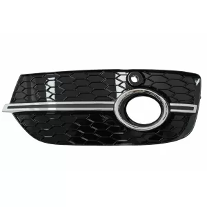 Fog Lamp Covers Side Grilles suitable for Audi Q3 8U (2011-2014) RS Design Piano Black Chrome