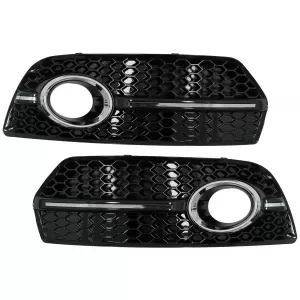 image-20-Poklopac svjetla za maglu Bočne Maske prikladne za Audi Q5 SUV 8R (2008-2011) RS Dizjan Piano crna Chrome