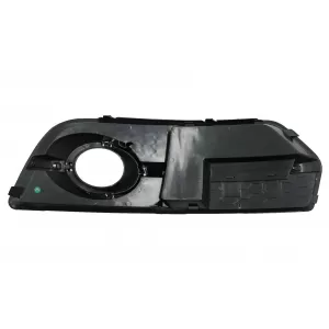 Fog Lamp Covers Side Grilles suitable for Audi Q5 SUV 8R (2008-2011) RS Design Piano Black Chrome