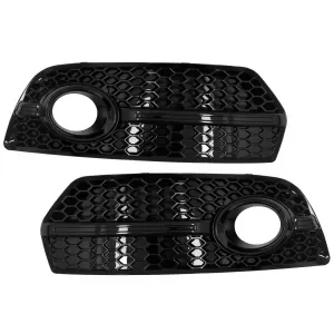 image-21-Poklopac svjetla za maglu Bočne Maske prikladne za Audi Q5 SUV 8R (2008-2011) RS Dizjan Piano crna