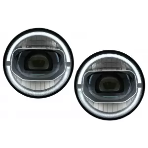 7 colos CREE LED fényszóró DRL Angel Eye Jeep Wrangler JK (2007-2017) modellekhez, 2018+ dizájn-image-6068230