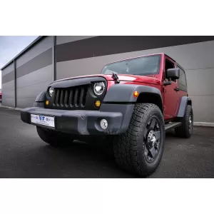 7 colos CREE LED fényszóró DRL Angel Eye Jeep Wrangler JK (2007-2017) modellekhez, 2018+ dizájn-image-6072970