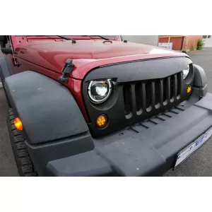7 colos CREE LED fényszóró DRL Angel Eye Jeep Wrangler JK (2007-2017) modellekhez, 2018+ dizájn-image-6072973