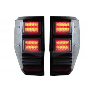 Taillights LED suitable for Ford Ranger (2012-2018) Clear with Sequential Dynamic Turning Lights