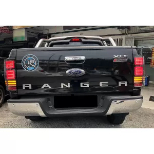 Taillights LED suitable for Ford Ranger (2012-2018) Clear with Sequential Dynamic Turning Lights