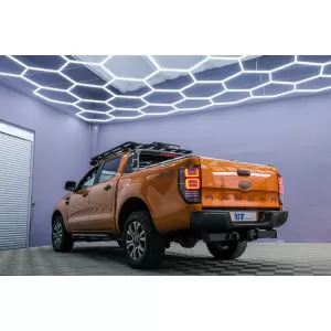 Taillights LED suitable for Ford Ranger (2012-2018) Clear with Sequential Dynamic Turning Lights