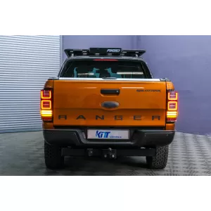 Taillights LED suitable for Ford Ranger (2012-2018) Clear with Sequential Dynamic Turning Lights