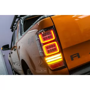 Taillights LED suitable for Ford Ranger (2012-2018) Clear with Sequential Dynamic Turning Lights