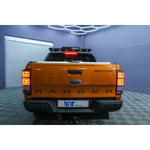 Taillights LED suitable for Ford Ranger (2012-2018) Clear with Sequential Dynamic Turning Lights