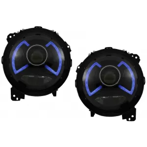 Full LED Headlights suitable for Jeep Wrangler IV JL/JLU (2018-up) Light Bar