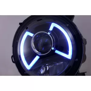 Full LED Headlights suitable for Jeep Wrangler IV JL/JLU (2018-up) Light Bar