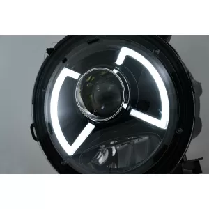 Full LED Headlights suitable for Jeep Wrangler IV JL/JLU (2018-up) Light Bar