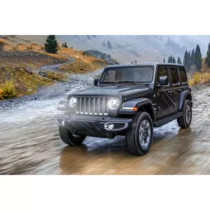 Full LED Headlights suitable for Jeep Wrangler IV JL/JLU (2018-up) Light Bar