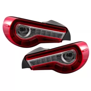 Teljes LED hátsó lámpa szett Toyota 86 (2012-2019), Subaru BRZ (2012-2018), Scion FR-S (2013-2016) dinamikus irányjelzővel-image-6068808