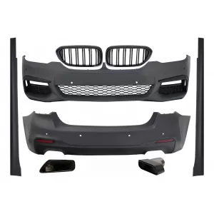 image-6-Body Kit BMW 5 G30 (2017-től), lökhárító, küszöb spoiler, M-Tech dizájn, distronic nélkól
