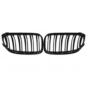 Nierengitter für BMW 3 E92 E93 Coupé Cabrio Pre LCI 06-09 Doppelstreifen-image-6069242