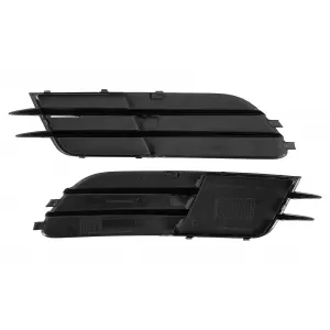 Bumper Lower Grille Covers Side Grilles suitable for Audi A6 C7 4G (2012-2015) Without ACC