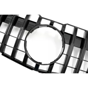 Rejilla Delantera para Mercedes GLK-Class X204 13-15 Parrilla Diseño Negro-image-6069432