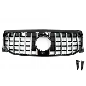Front Grille suitable for Mercedes GLB-Class X247 (2019-2023) GT-R Panamericana Design Chrome