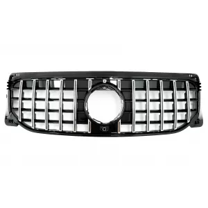 Front Grille suitable for Mercedes GLB-Class X247 (2019-2023) GT-R Panamericana Design Chrome
