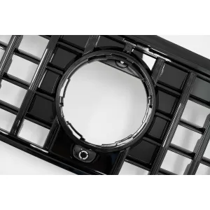 Front Grille suitable for Mercedes GLB-Class X247 (2019-2023) GT-R Panamericana Design Piano Black
