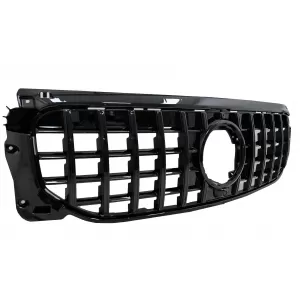 Front Grille suitable for Mercedes GLB-Class X247 (2019-2023) GT-R Panamericana Design Piano Black